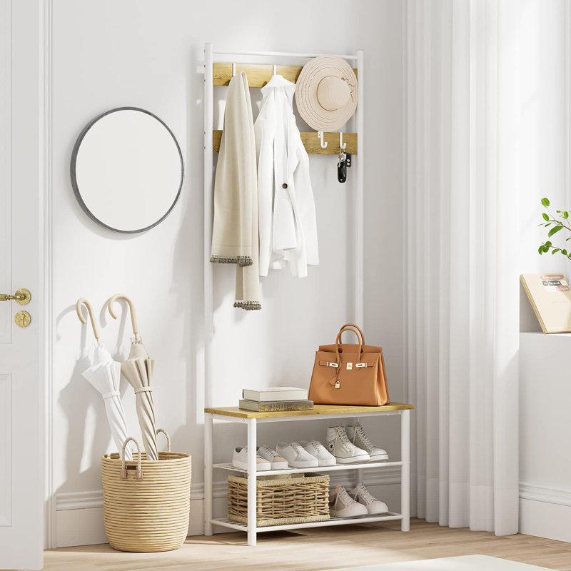 Freestanding Wooden Coat Rack