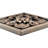Crown 4'' x 4'' Hand Painted Resin Decorative Accent Tile-83456667
