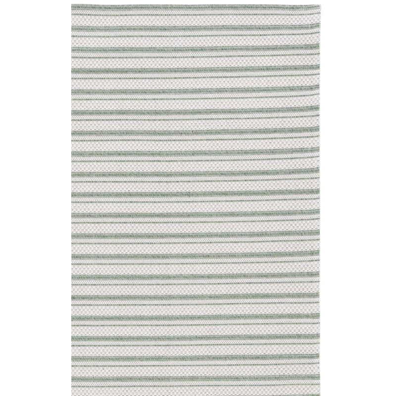 Tapis rayé en coton Martha Stewart, Rectangle 6 pi 7 po x 9 pi