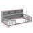 Floor Bed With Bedside Bookcase,Shelves,Guardrails-176297688