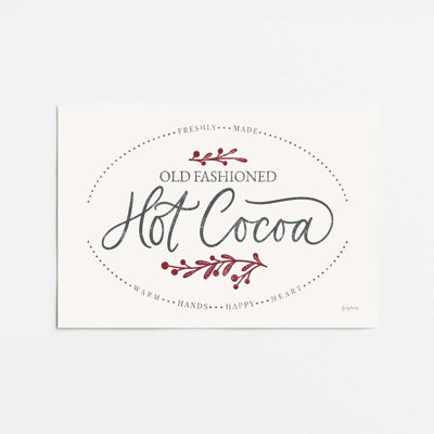 Hot Cocoa Sign Print