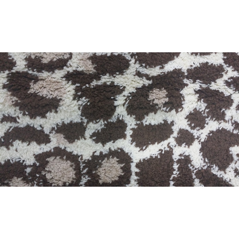 Tapis moderne Rue Bonhill Shag Leopard