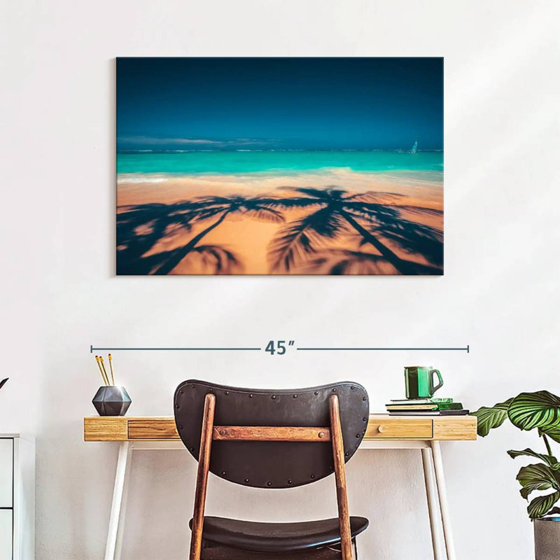 Ombre des palmiers dominicains Gillard, H 26 po x l 39 po