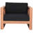 Anguilla Teak Patio Chair with Cushions-86506434