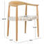 Chaise avec accoudoirs en cuir Thanusan-988202871-988202873
