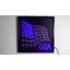 Enseigne décorative murale encadrée à DEL avec drapeau américain - 20 po x 20 po