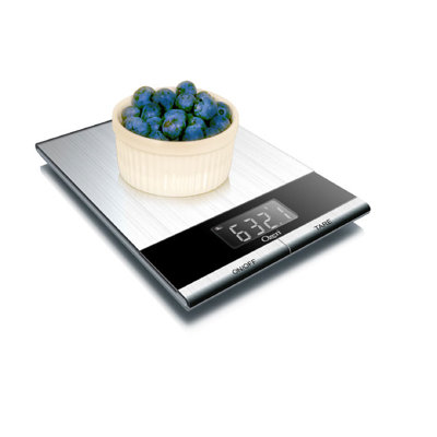Ozeri Ultra Thin Digital Kitchen Scale, in Stainless Steel