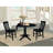 2 - Person Solid Wood Solid Wood Top Pedestal Dining Set-506654443