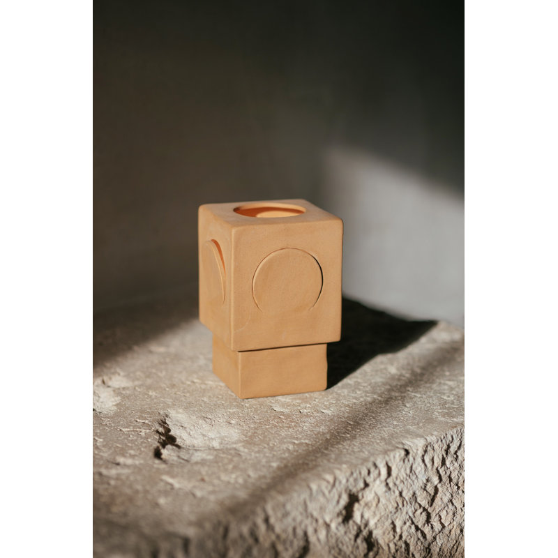 Alexes Eclipse Table Lamp Stoneware Ocher, Ocher