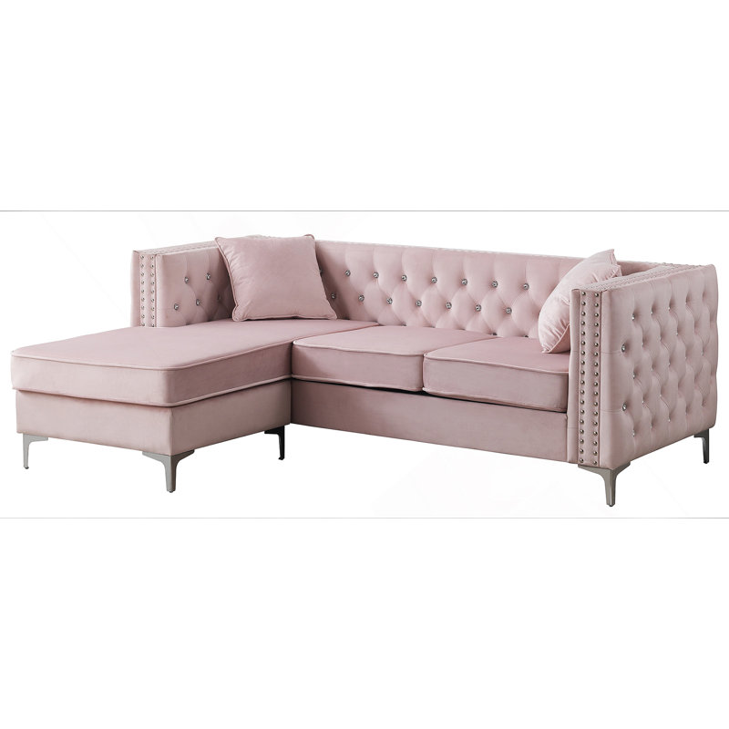 Sofa Chaise , PINK