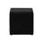 Bedroom Nightstand With 2 Drawers, Upholstered In Black Leather Look, Transitional, 20.5In W X 16.16In D 20.86In H Storage, Leather-Like,