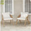 Chaise de patio avec coussins (ensemble de 2)-1255161928