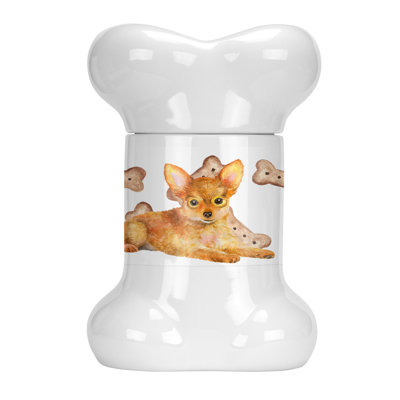 Pot à animaux en forme d’os terrier jouets