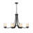Arie 5-Light Glass Dimmable Chandelier-1478370707