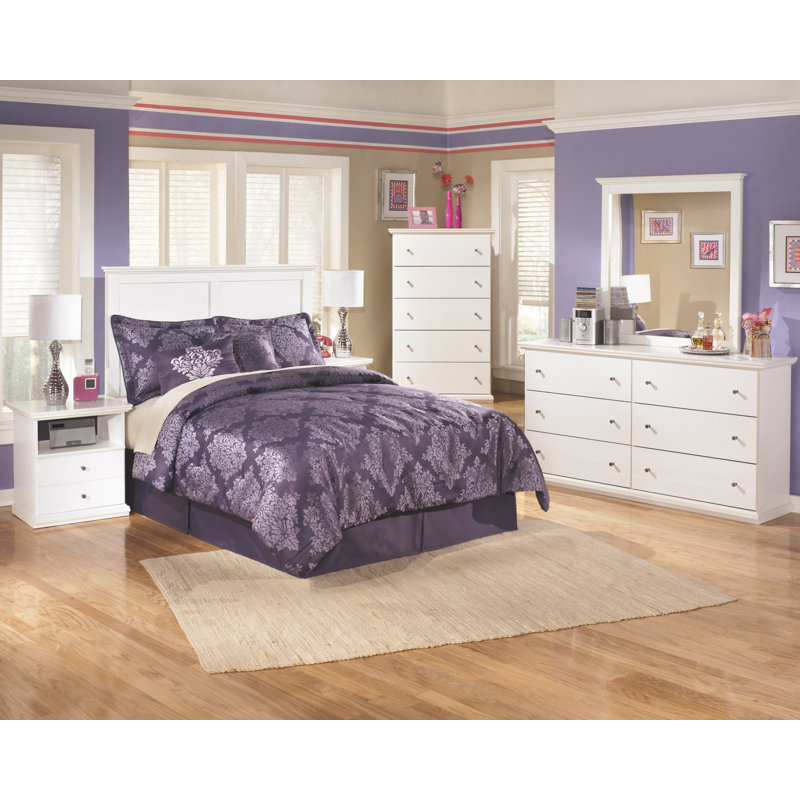 Leano 63.31'' W 6 - Drawer Dresser, True White