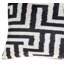 Canvello Decorative Black White Throw Pillow | 16 X 24 In (40 X 60 Cm)