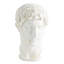 Hadrian Bust-White Glaze