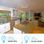 Luminaire suspendu simple DEL en nickel brossé