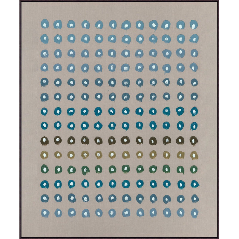 Painted Reflections - Peinture sur toile avec cadre flottant