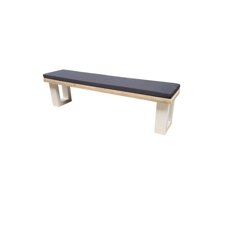 Elodia Acrylic Upholstered Bench, 49cm H x 190cm W x 36cm D