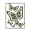 «Minimal Queen Butterfly Silhouette on Grass», art mural par Daphne Polselli