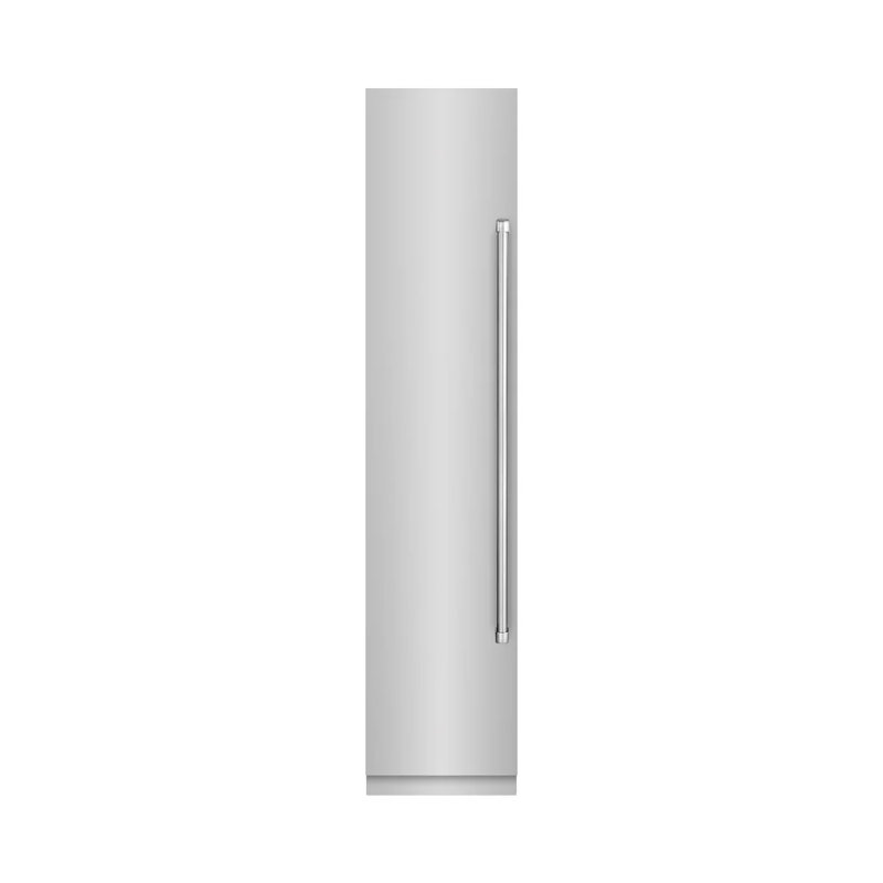ZLINE 18 in. 8.6 cu. ft. Right Hinge Column Freezer in White Matte with Graphite Gray Interior, Stainless Steel, Right