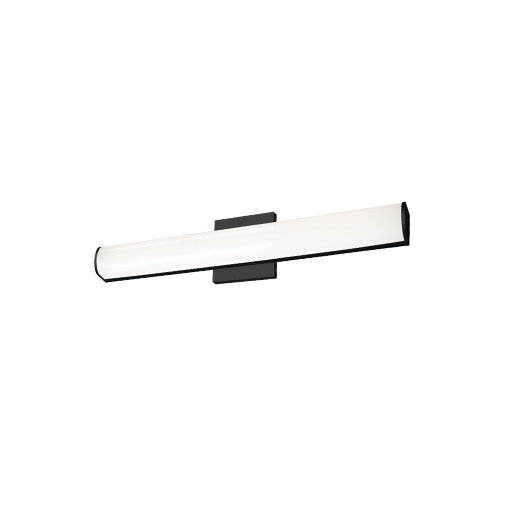 Longitude 1 - Light LED Bath Bar, Black