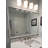 Wood Framed Mirror with Safety Backing Ideal for Bathroom / Vanity Mirror Ellis Collection-461758318-461758314