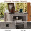 Table de bout Farmhouse avec 2 ports USB et 2 prises de courant-262390302