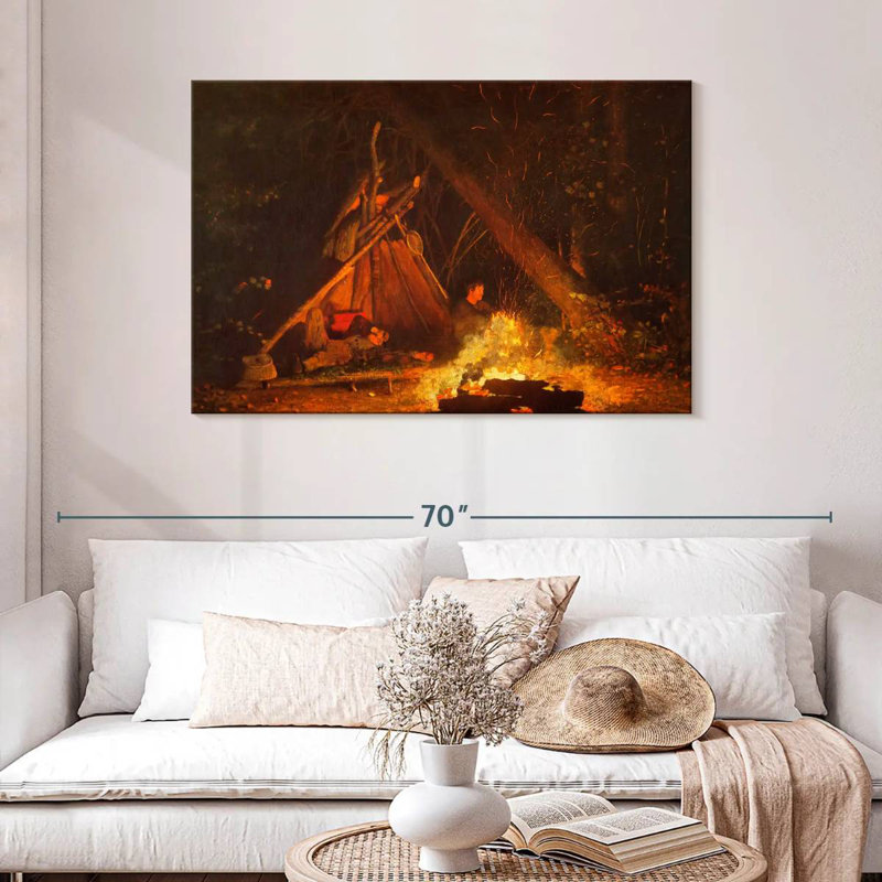 Senne Camp Fire, 30" H x 45" W