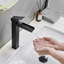 Robinet de lavabo vasque à poignée simple avec drain-109681733
