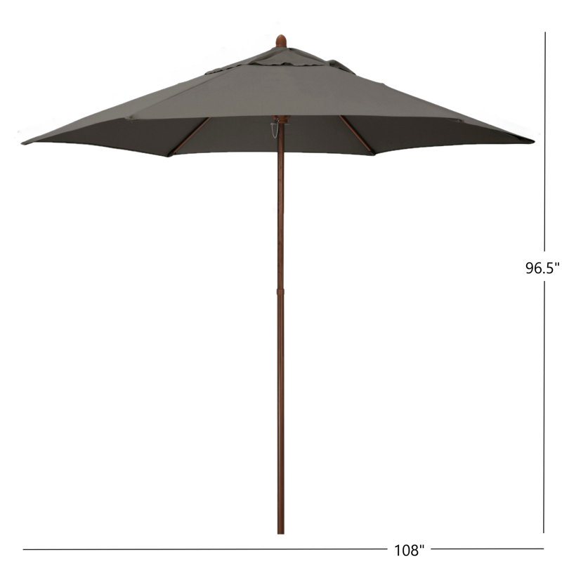 Parasol de marché 108 po Cecil, Taupe
