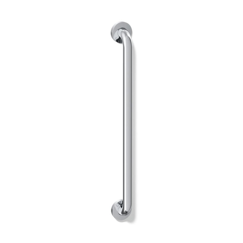 Contemporary Grab Bar, 24"W, Polished Stainless