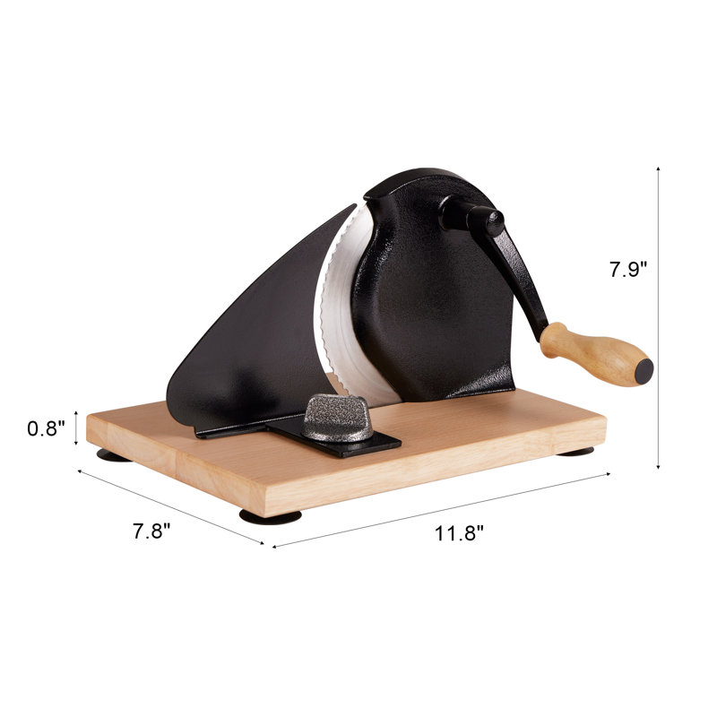 Black Manual Bread Slicer For Homemade Sourdough Bread