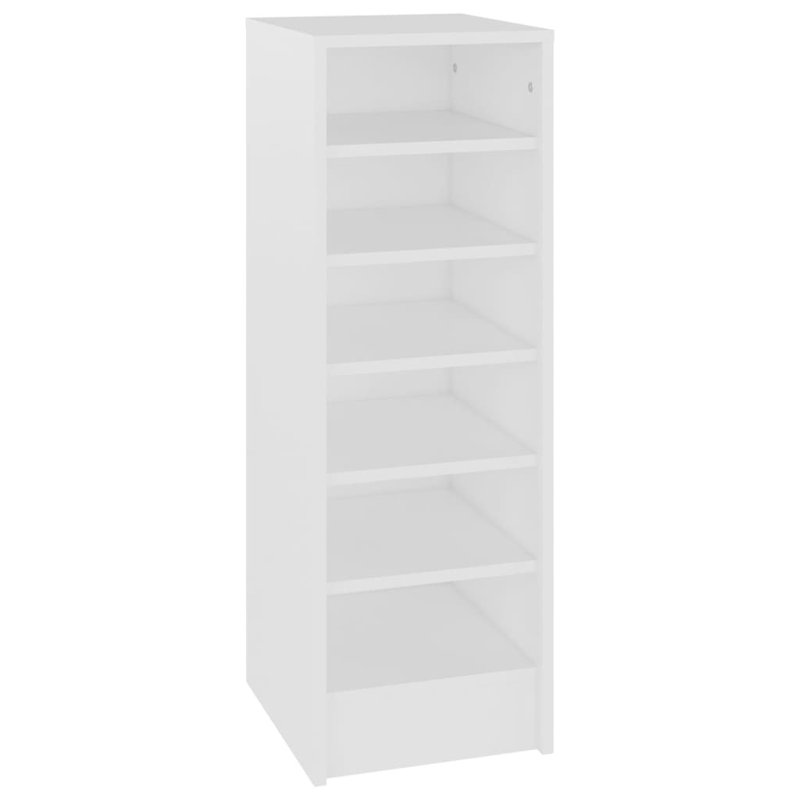 Shoe Cabinet 31.5x35x90 cm Engineered Wood, White