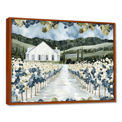Italian Vineyard Landscape I - Décoration murale vignoble