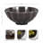 Plete Decorative Round Pleated Metal Bowl