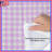 Purple White Gingham Comforter-128700358