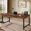 Bureau de direction de 55 pouces, bureau en bois pour bureau à domicile-1038010352