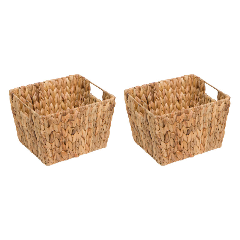Panier en osier avec poignées 11,5 po