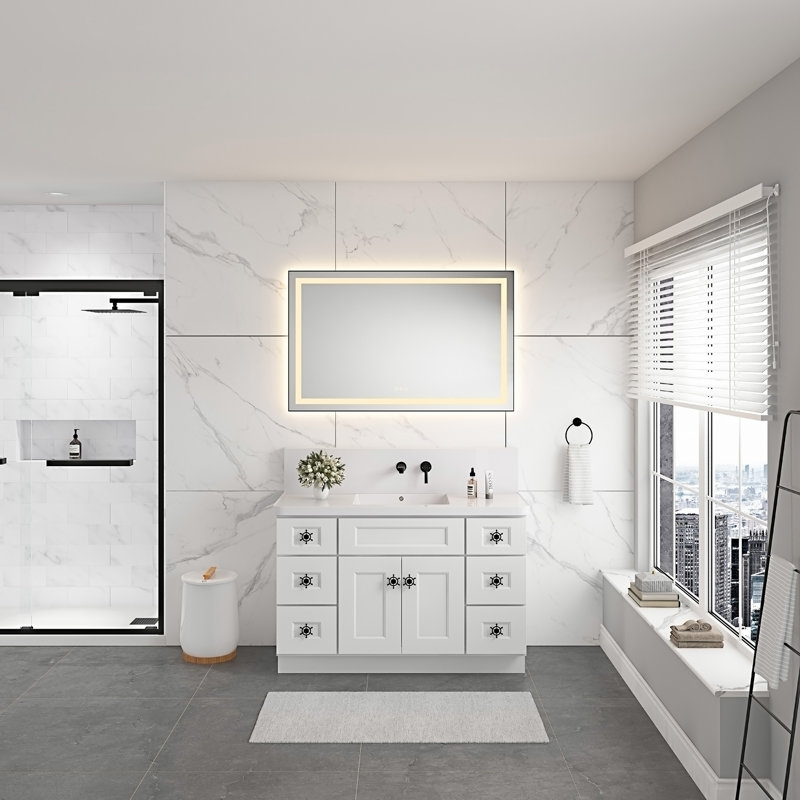 Bathroom Led Mirror Is Multi-Functional And Smart Touch Button.