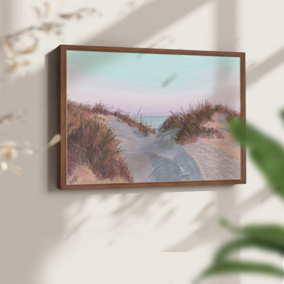 Dunes at Dawn I -Framed Print - Restickable