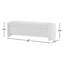 Banc de rangement rembourré 62 po Mizel-980013847