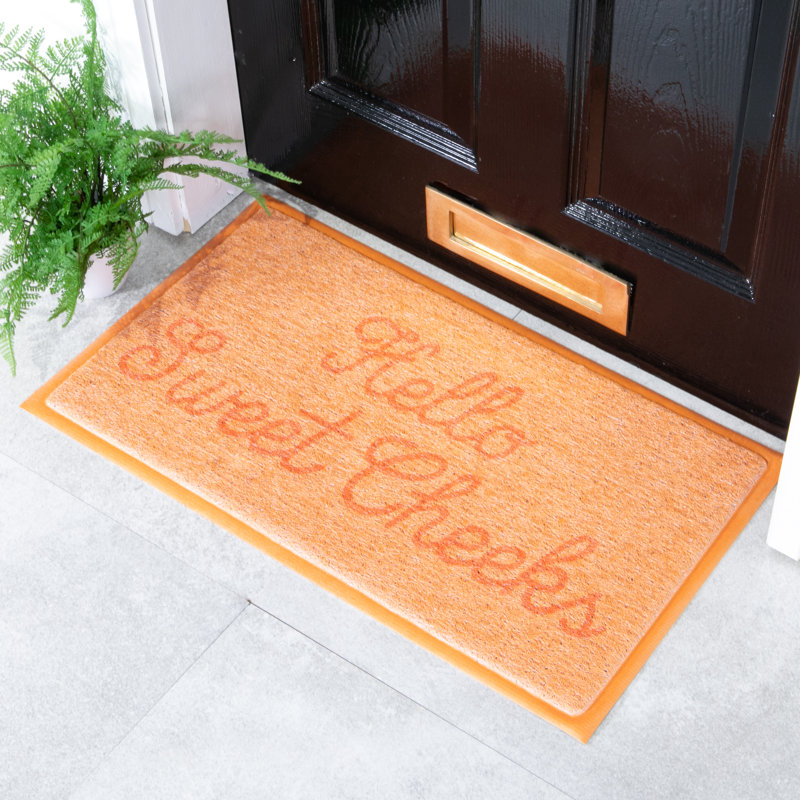 Albara Non-Slip Indoor Doormat, Pink