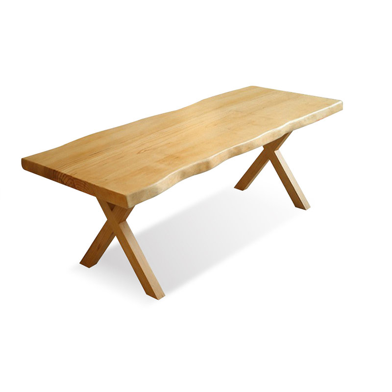 Table de salle à manger Burlywood, H 29,53 po x L 78,74 po x l 31,5 po