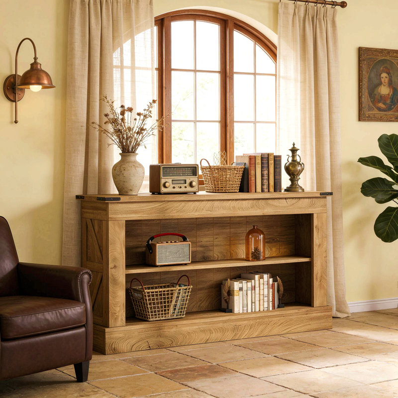 Sofa Table,Console Table,Entryway Table, Brown