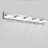 1-chrome LED dimmable industrial Vanity Light