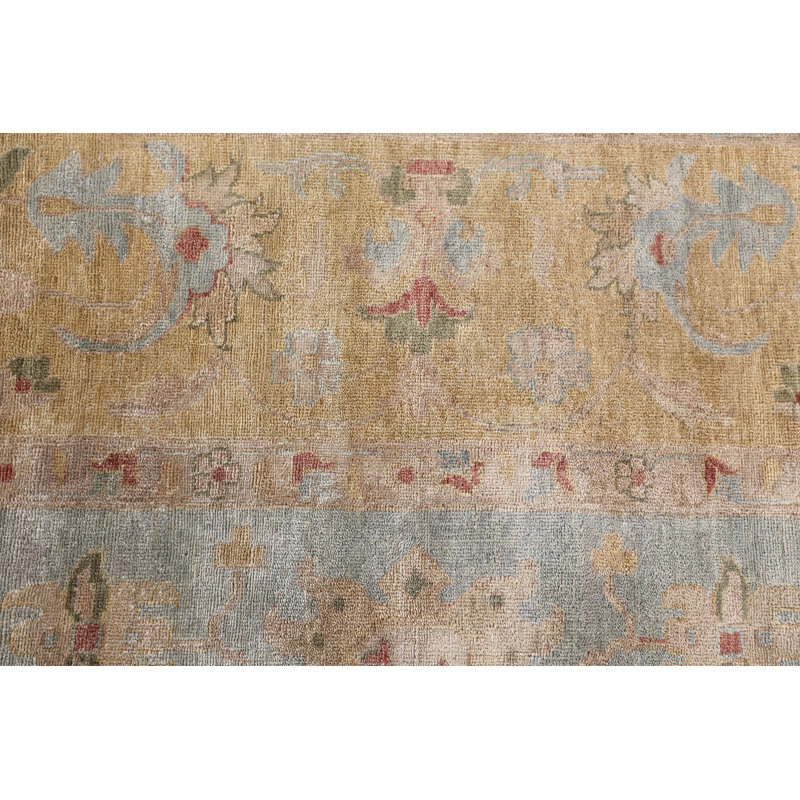 Antique Weave Oushak Wool Oriental Area Rug, Rectangle 14' x 18'
