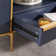 Roseellen 48''L Oval Coffee Table With Storage, Centre Table With Open Shelf, Fluted Design