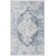 Privette Machine Washable Persian Blue/Ivory Area Rug